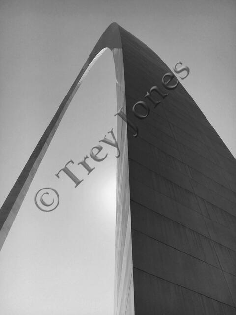 Base of the Gateway Arch